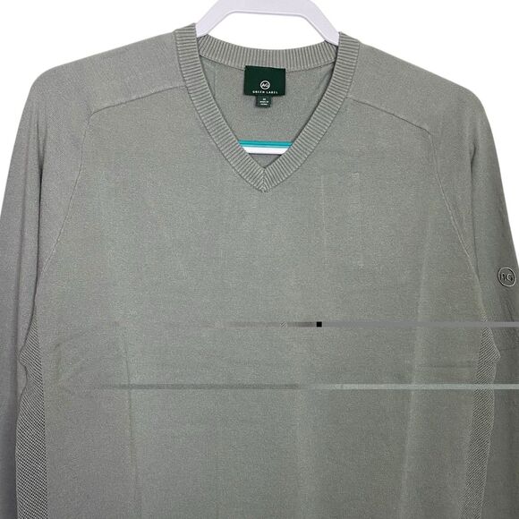 AG Adriano Goldschmied Sweater Mens M Green Blue V-Neck Preppy Lot of 2 NEW - Picture 15 of 16